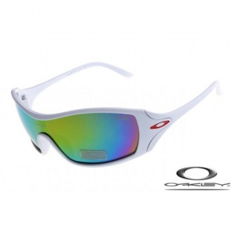 Oakley Dart Women Sunglasses White Frame Yellow Blue Lens OAKLEY20156360