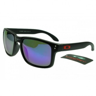 Oakley Holbrook Sunglasses Black Frame Violet Lens