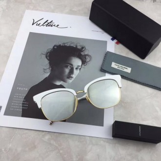 Thom Browne Glasses TB-508 Half Frame Silver Lenses White Frame