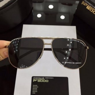 Porsche Design P8619 Sunglasses Silver Black