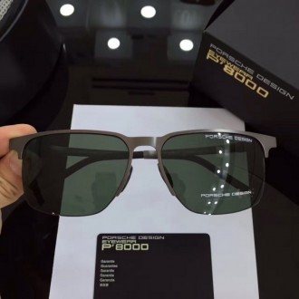 Porsche Design Sunglasses Silver Army Green