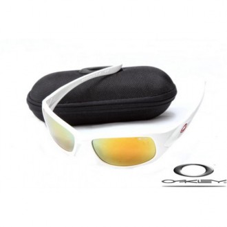 Oakley XS Fives Sunglasses White Frame Fire Yellow Iridium Lens OAKLEY20156216