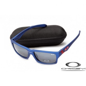 Oakley Jupiter Squared Sunglasses Blue Frame Gray Lens OAKLEY20156386