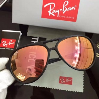 Men's Women's Ray Ban RB4125 Sunglasses Orange Black