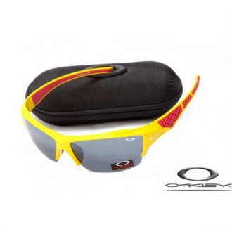 Cheap Foakleys Sunglasses yellow Frame Gray Lens For Sale Free Shipping USA