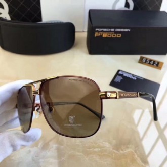 Porsche Design P8542 Sun Polarized Sunglasses Brown