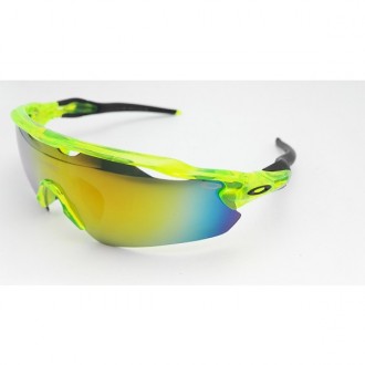 Oakley Sunglasses Radar EV Prizm Polishing Yellow Frame Fire Blue Lens