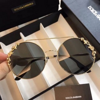 Women's Dolce amp; Gabbana Sunglasses DG2177 Dark Black