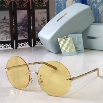 Karen Walker Round Jelly Sunglasses Light Yellow Lenses