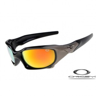 Oakley Pit Boss Sunglasses Polishing Black Gray Frame Yellow Iridium Lens OAKLEY20156086
