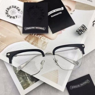 Chrome Hearts Square Frame Glasses Black Frame