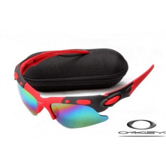 Oakley Plate Sunglasses Black Red Frame Colors Lens OAKLEY20156425