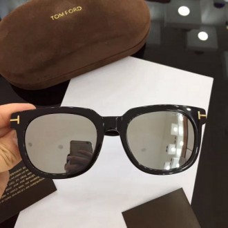 Mens Womens Tom Ford Sunglasses Deep Black White