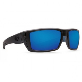 Costa Rafael Matte Black Teak Sunglasses