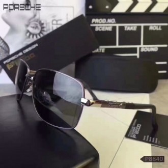 Mens Porsche Purple Design P8840 Sunglasses Polarized Black