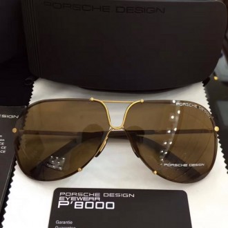 Porsche Design Sunglasses Gold Brown