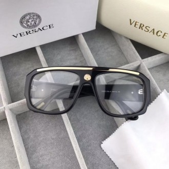 Versace V1573 Square Frame Eyewear Black Frame