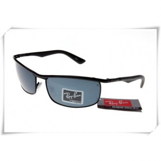 Ray Ban RB3459 Sunglasses Black Frame Grey Lens