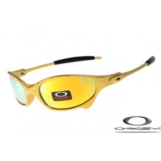 Oakley Juliet Sunglasses Golden Frame Yellow Iridium Lens OAKLEY20156183