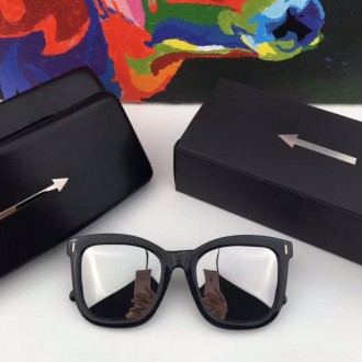 Karen Walker KW0082 Eyewear Square Frame Shiny Black Lenses