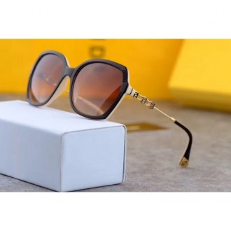 Fendi FD0060 Fashion Sunglasses Brown Khaki