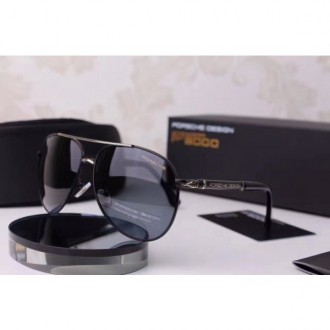 Porsche Gold Design P8738 Sunglasses Polarized Black
