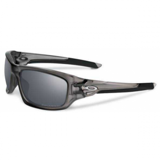 Oakley Valve Sunglasses Grey Black Frame Silver Lens