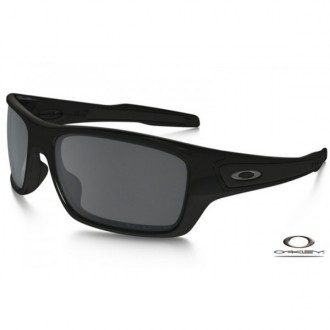 Oakley Turbine Sunglasses Black Frame Grey Lens