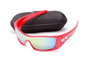 Oakley batwolf sunglasses polished red/ice iridium