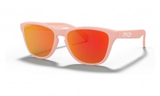 Oakley Frogskins Xs Youth Fit sunglasses Matte Pink frame Prizm Ruby lens