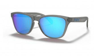 Oakley Frogskins Xs Youth Fit Sunglasses Matte Grey Ink Frame Prizm Sapphire Lens