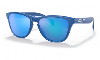 Oakley Frogskins Xs Youth Fit Origins Collection Sunglasses Sapphire Frame Fire Iridium Lens