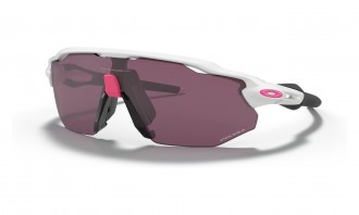 Oakley Radar Ev Advancer Sunglasses Polished White Frame Prizm Road Black Lens