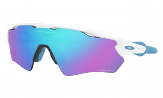 Oakley Radar Ev Xs Path Youth Fit Sunglasses Polished White Frame Prizm Sapphire Lens