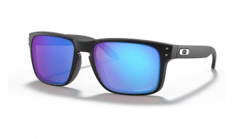 Oakley Holbrook Sunglasses Matte Black Frame Prizm Sapphire Polarized Lens
