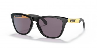 Oakley Frogskins Mix Low Bridge Fit sunglasses Polished Black frame Prizm Grey lens