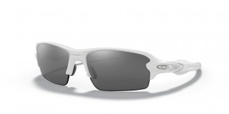 Oakley Flak 2.0 Low Bridge Fit sunglasses Polished White frame Slate Iridium lens