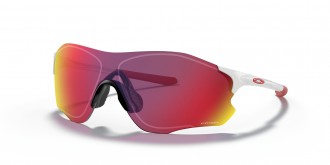 Oakley EVZero Path Low Bridge Fit sunglasses Polished White frame Prizm Road lens
