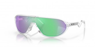 Oakley CMDN sunglasses Matte Clear frame Prizm Road Jade lens