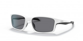 Oakley Chainlink sunglasses Matte White frame Grey Polarized lens