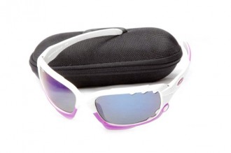 Oakley jawbone sunglasses in white / ice iridium