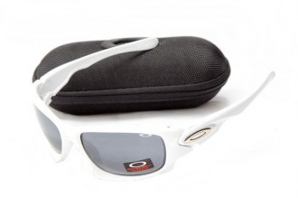 Oakley ten sunglasses in white / dim grey iridium