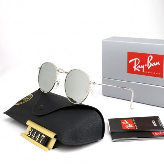 Ray Ban RB3447 Sunglasses Gray/Sliver