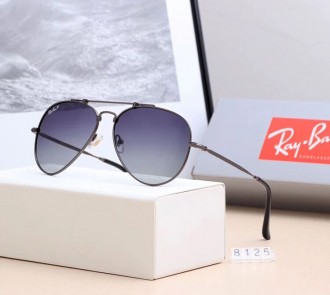 Ray Ban RB8125 Sunglasses Gray/Black