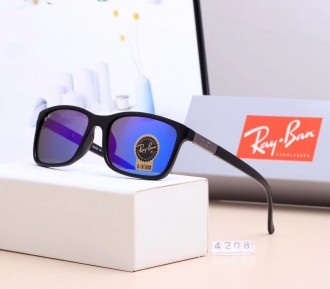 Ray Ban RB4208 Sunglasses Dark Blue/Black