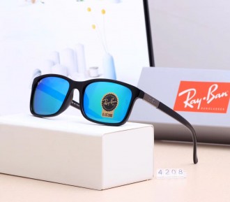 Ray Ban RB4208 Sunglasses Ice Blue/Black