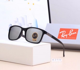 Ray Ban RB4208 Sunglasses Mirror Gray/Black