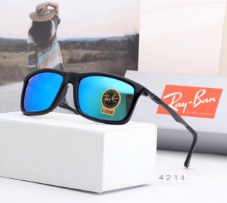 Ray Ban RB4214 Sunglasses Ice Blue/Black