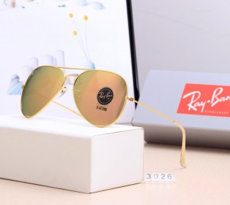 Ray Ban RB3026 Sunglasses Gradient Rose/Gold