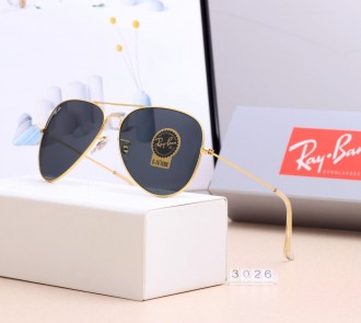 Ray Ban RB3026  Sunglasses Black/Gold